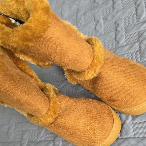 bebe Kids Brown Fur-Trimmed Winter Boots - Picture 4 of 6